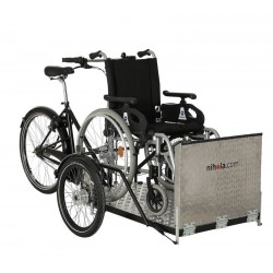 Nihola flex triporteur pour les fauteuils roulants