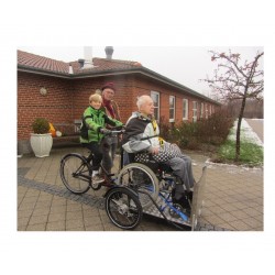 Nihola Flex kindertransportrad für Rollstuhl